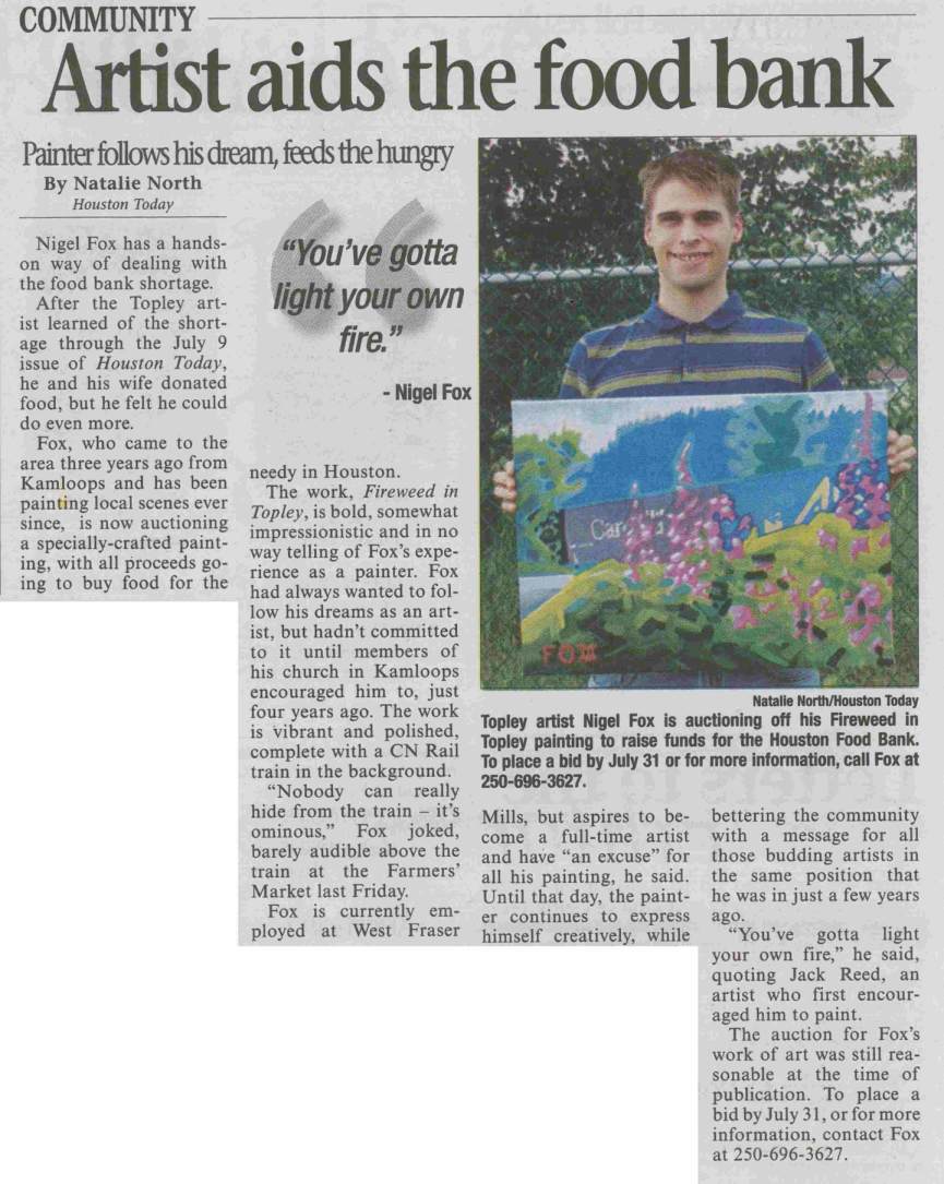 30 July, 2008-Houston Today Article