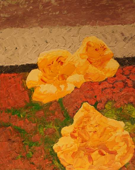 Flowers in Kamloops Parking Lot