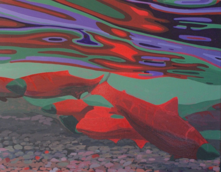 Salmon in Fulton River